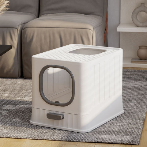 Large Size Cat Litter Enclosed Box