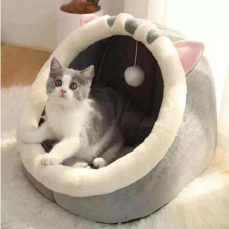 Cute cat and dog bed