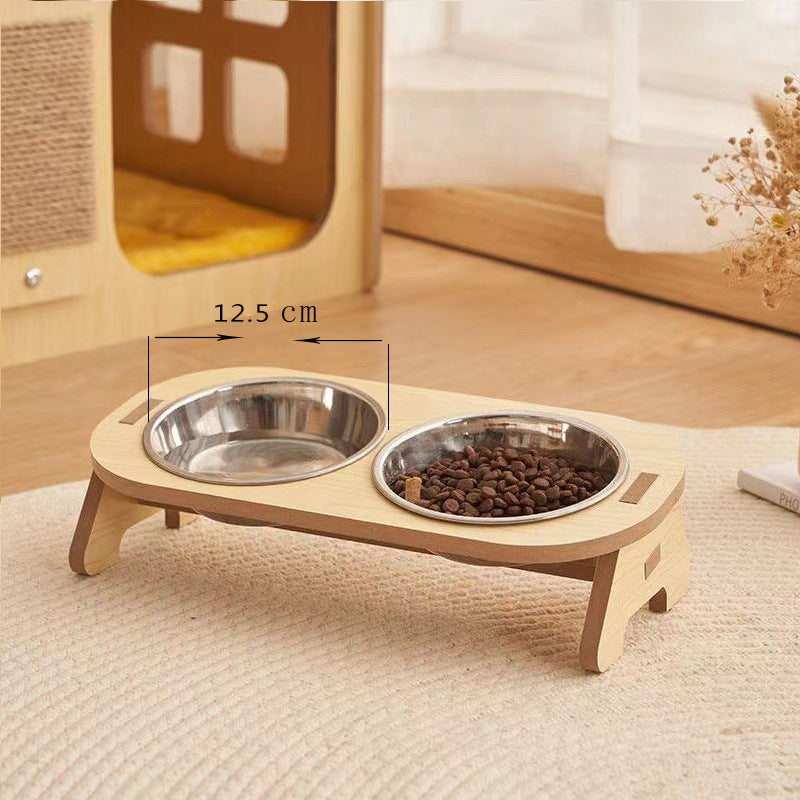 Double Bowl with Stand