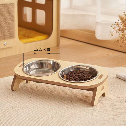 Double Bowl with Stand