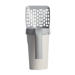All-in-one cat litter shovel with trash can