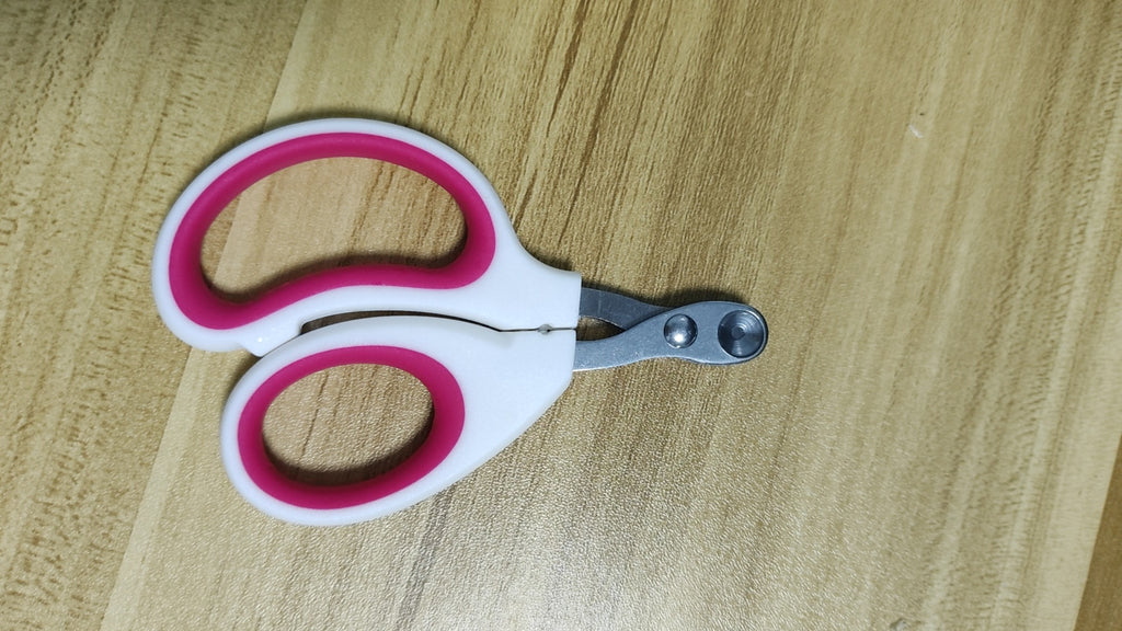 Nail with with round hole to prevent accidental cuts and injuries