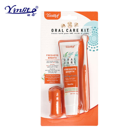 NEW formula  Pet tooth brush set