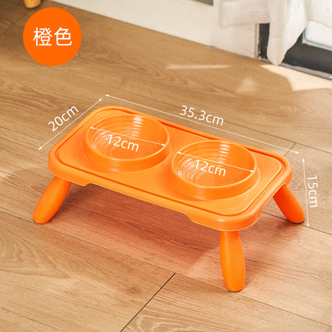 DOUBLE bowl with stand