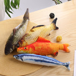 Big Size Cat Fish Toy with catnip