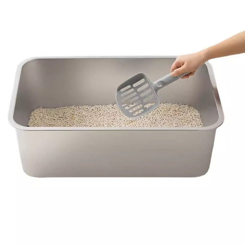 Stainless steel litter box