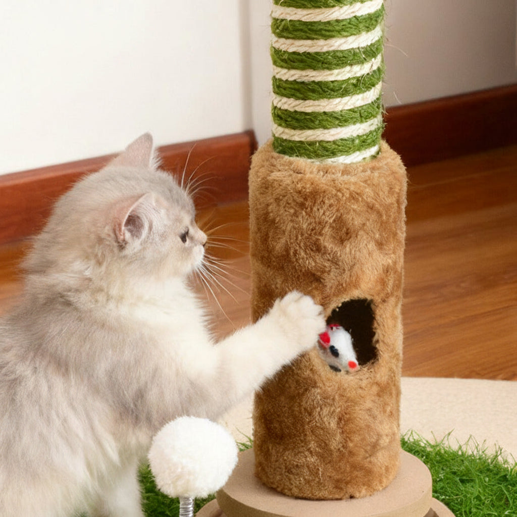 NEW Cat Large Scratcher Tree with toys