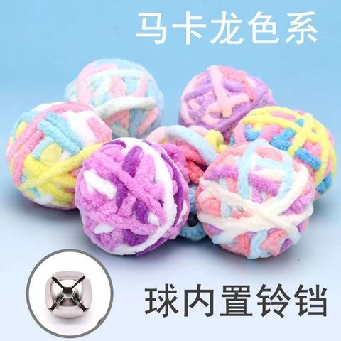 Cute cat toy knot ball