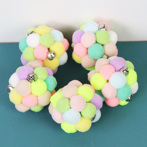 Cat knot ball toy with bell BIG SIZE