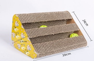 cat scratcher layers w/toy