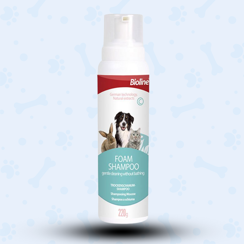 BIOLINE - FOAM SHAMPOO CLEANING WATER-FREE 220g