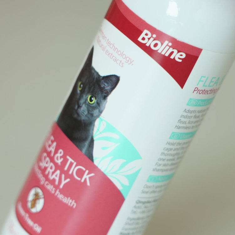 BIOLINE Pet spray - Flea & tick spray for cat 175ML