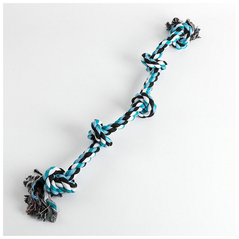 Large dog bite resistant molar cotton rope