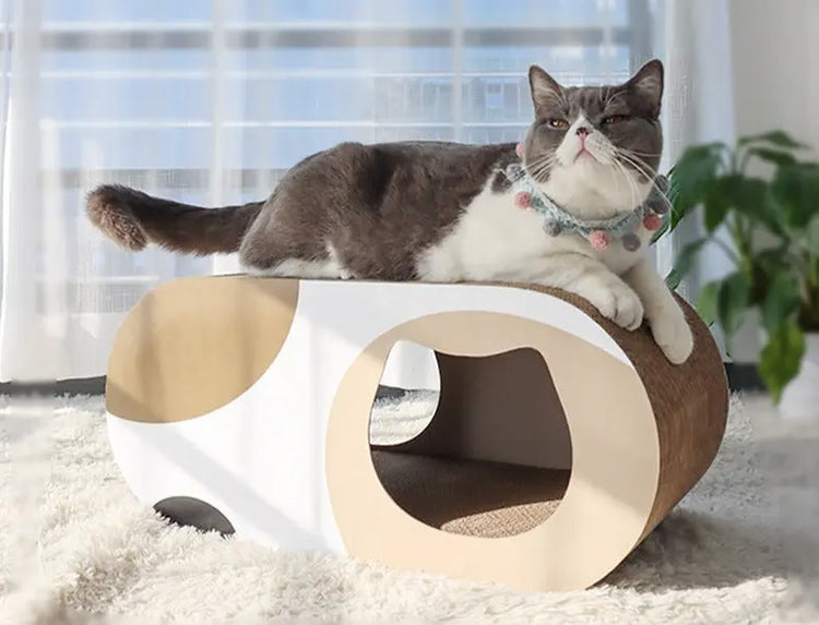 Two way Runway Round Cat Scratching Board