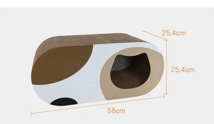 Two way Runway Round Cat Scratching Board