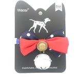 Cute dog and cat Pet Tie with bell WITH BOW