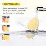 Pet Sticky Hair Massage Brush Super Soft Silicone Great for The Bath Deshedding and Massaging & Grooming Your Pet - for Dogs Cat Rabbit Puppy and Other Pets (Large)
