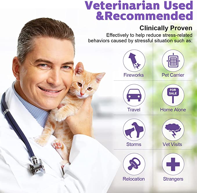 Chanson Pet Calming Collar Relieve Anxiety Soothing Calm Pet Collar