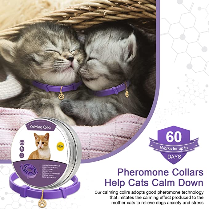 Chanson Pet Calming Collar Relieve Anxiety Soothing Calm Pet Collar