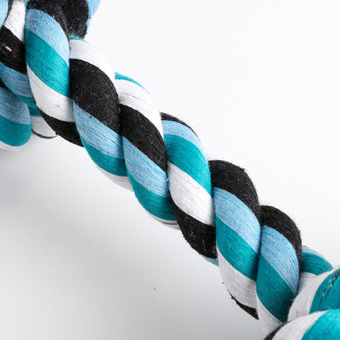 Large dog bite resistant molar cotton rope