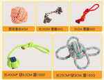 Dog Cotton Rope Toy Set Knots bite