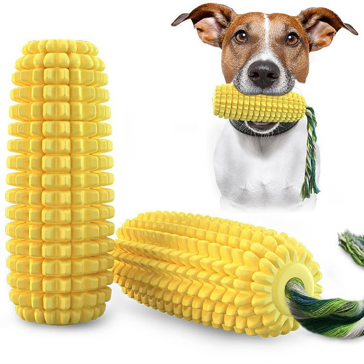 Dog Toys Bite Resistant Dog toothbrush stick with sound to Relieve Boredom