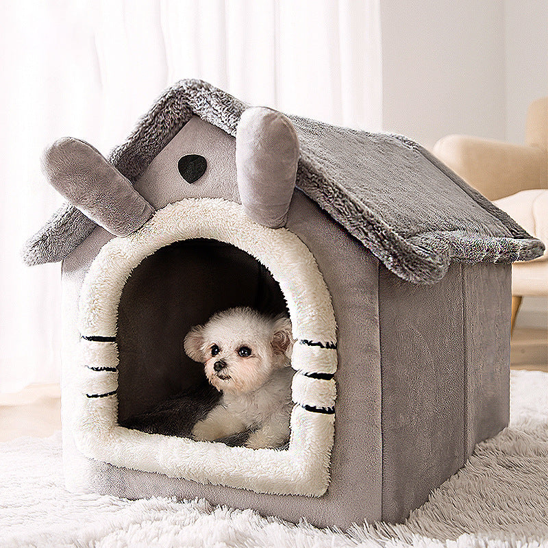 Cat and Dogs Cute House