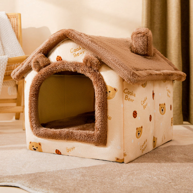 Cat and Dogs Cute House
