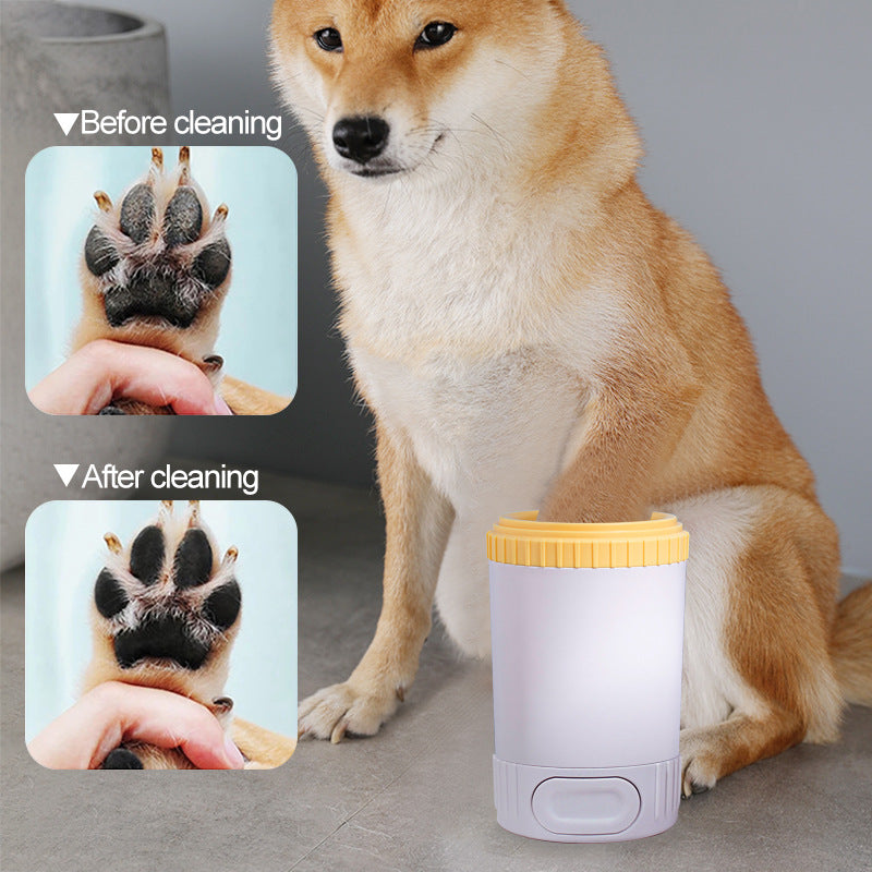 Pet foot washing cup automatic dog cat foot washing