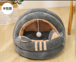Cute Cat and Puppy Bed Large Size
