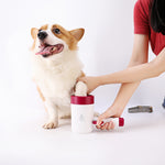 Pet automatic scrub-free foot cleaning