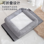 Three layer cat house with cotton mat and scratching post