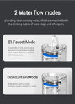 Pet water dispenser automatic cycle fountain